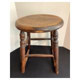 Wood Stool, 14x16" tall