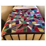 Vintage Crazy Quilt, 58x58"