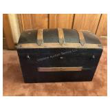 Antique Hump Back Trunk, Bedding & More