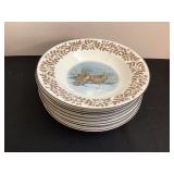8 National Wildlife 8" Soup Bowls