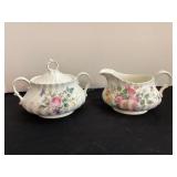 Royal Doulton Arcadia Creamer & Sugar