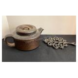Arabia Finland Pottery Teapot with Infuser &