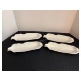 4 California Pottery Corn Dishes