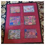 45x57" machine stitched quilt