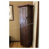 Primitive Cupboard, 21x15 1/2x67 1/2" tall