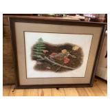 1980 Brian Wheeler Woodcock Picture, 31x27"