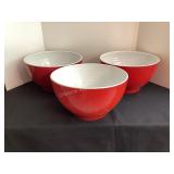 3 Large Emile Henry Serving Bowls