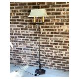 Antique Cast Iron Floor Lamp, 64" tall, works
