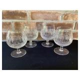 Set of 4 5 1/4" Wine Goblets