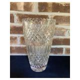 Heavy 10" Crystal Vase