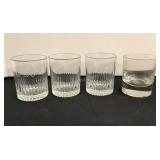 4 Crown Royal Rock Glasses, one is different