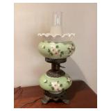 16 1/2" Tall Bedside Lamp, lights top and bottom