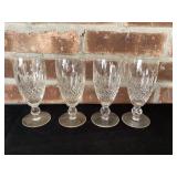 Set of 4 Waterford 6" Glasses