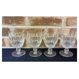 Set of 4 Waterford 5" Goblets