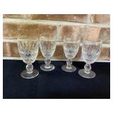 Set of 4 Waterford 4" Cordials