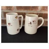 Beer Mugs with Fishing Lure Theme