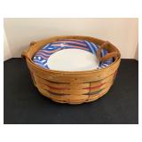1995 Longaberger Basket with Plates