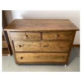4 Drawer Wood Dresser