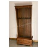 Wood Gun Cabinet with drawer