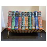 The Junior Classics Book Set with MCM Wire Rack