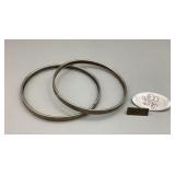 Sterling Bangle Bracelets & Pins