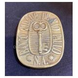 Heavy Brass Insignia Paperweight Piece
