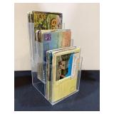 Vintage Postcards & Display Rack