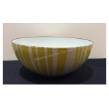 MCM Yellow & White Enamel 9 1/2" Danish Bowl