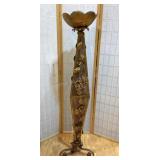 Hollywood Regency metal floor lamp, works