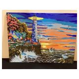 15 1/2x11 1/2" Paint by Number Lighthouse