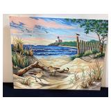 14x11" Paint by number beach picture