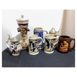 Steins, Mugs & More, 7 pieces