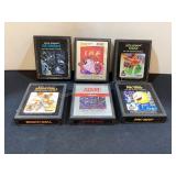 6 Atari Game Cartridges, not tested