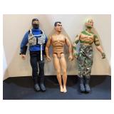 3 1992 Hasbro GI Joe Dolls