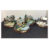 Thomas Kinkade Lighted Houses