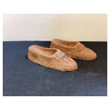2 Vintage Moccasin Pipe Holders