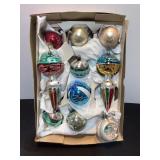Vintage Glass Christmas Ornaments & Finials