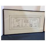 Framed Dilbert Cartoon, 83/1750 and has embossed