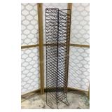 Wire paper organizer, measures 9.5"w x 11ï¿½d x 58ï¿½t
