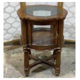 Curio Cabinet End Table