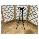 Iron gazing ball stand, Measures 15"w x 25ï¿½t