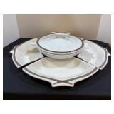 MCM California Pottery Serving Set