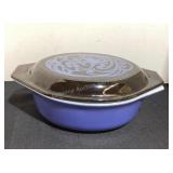 1 1/2 Quart Pyrex Midnight Bloom Covered Casserole