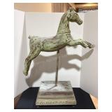 Large Carousel Horse Decor, 24x8x28" tall