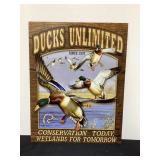 12 1/2x16" Ducks Unlimited Metal Sign