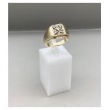 10K Gold Menï¿½s Ring, size 11 1/2