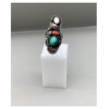 Unmarked Sterling Navajo Size 4 Ring