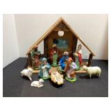 Christmas Nativity with Creche