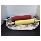 4 Rug Style Placemats & 2 Rolling Pins