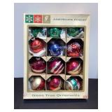 Mixed Vintage Glass Christmas Ornaments